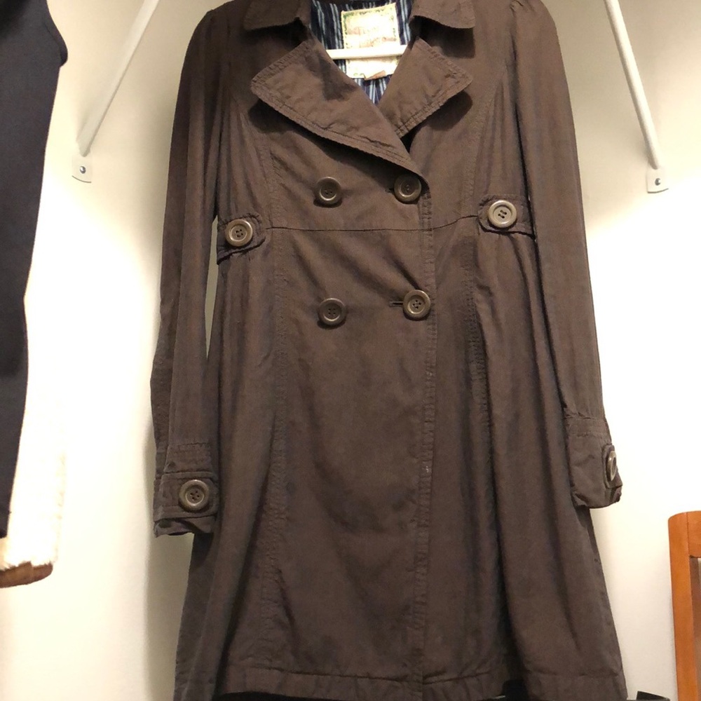 Flying Tomato Fitted Trench Coat - Picture 5 of 7